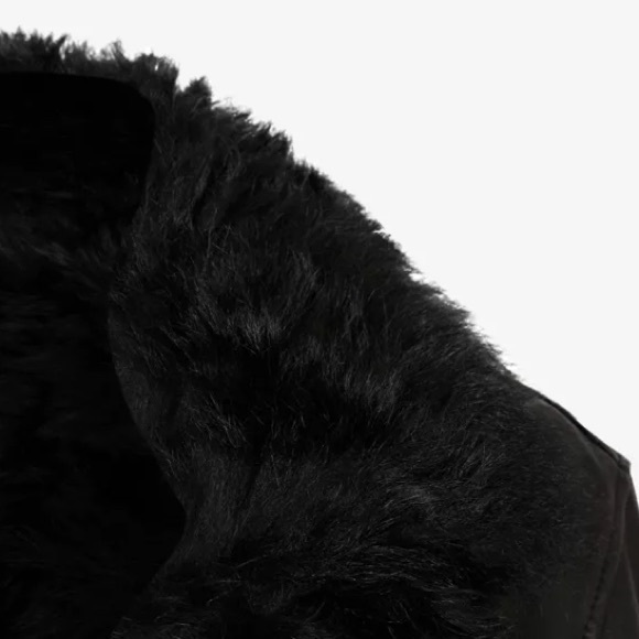 All Saints Luna Shearling Biker Jacket - Picture 7 of 15